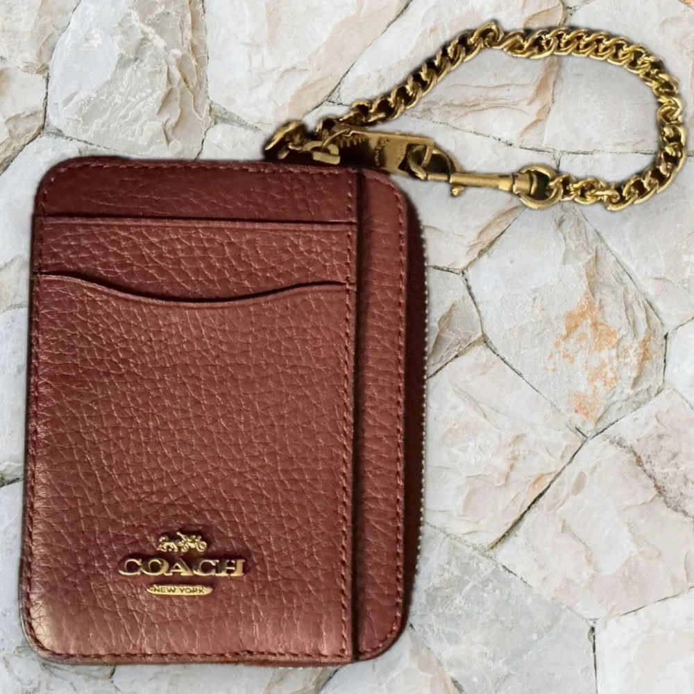 Coach zip card case - Picture 5 of 6